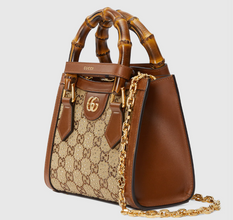 Gucci Diana crystals small tote bag