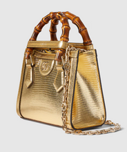 Gucci Diana lizard small tote bag