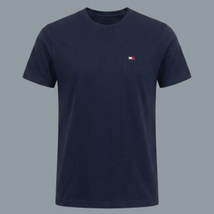 Dark blue Plain Sleeves Less Shirt
